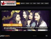 Tablet Screenshot of chandigarhevent.com